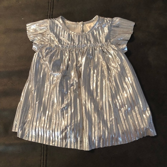 ⭐️Host Pick⭐️Baby Bgosh Silver Dress - Picture 1 of 5